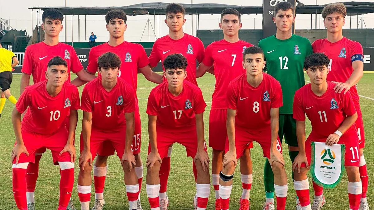 Azərbaycanın U-17 millisi yoldaşlıq oyunu keçirib