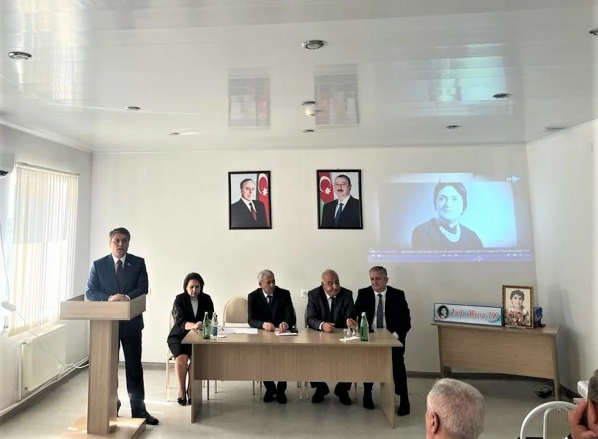 Göyçayda Zərifə Əliyevanın anadan olmasının 100 illiyi ilə bağlı tədbir keçirilib