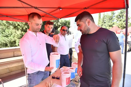 Şamaxıda növbəti toxum sərgi-satış yarmarkası keçirilib