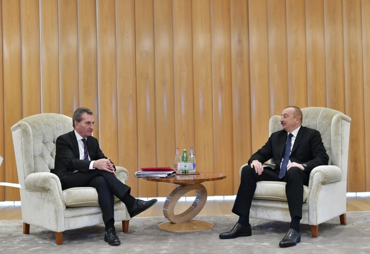 President Ilham Aliyev met with European Commissioner for Budget and Human Resources