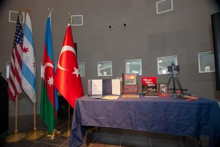 Çikaqoda Xocalı soyqırımı qurbanlarının xatirəsi anılıb