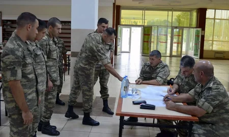 Orienteering Competition launched in Azerbaijan Army
