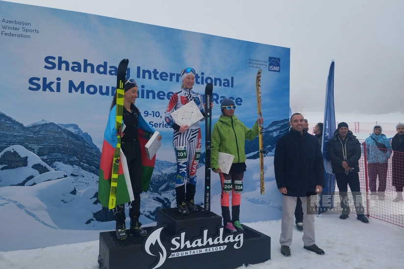 “Şahdağ”da keçirilən “sprint yürüşü” üzrə xizək yarışnın qalibləri mükafatlandırılıb