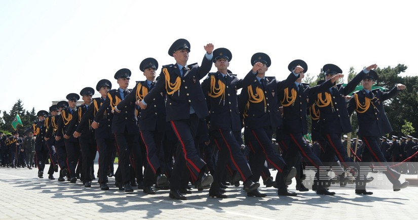 Cəmşid Naxçıvanski adına Hərbi Liseydə buraxılış mərasimi keçirilib