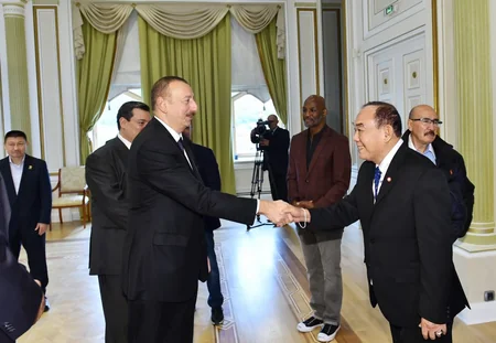 President Ilham Aliyev receives participants of 55th Convention of World Boxing Council