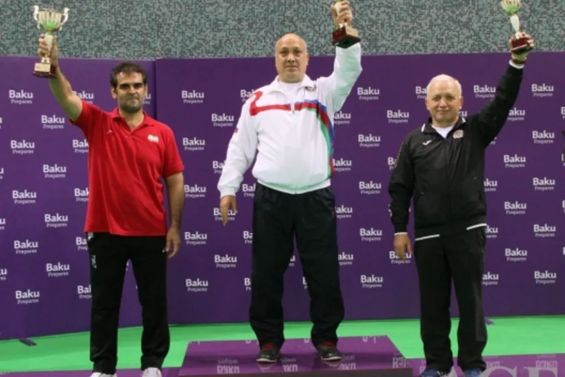 Azərbaycan yığması Bakı 2015in test yarışının qalibi olub