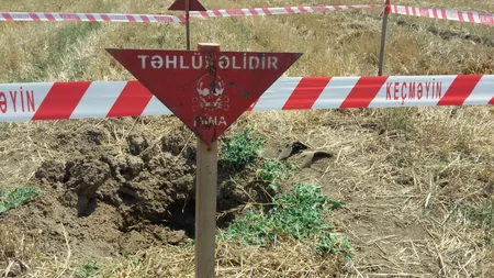 Tərtərdə partlamamış hərbi sursat aşkar edilib