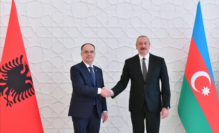 Official welcome ceremony held for President of Albania