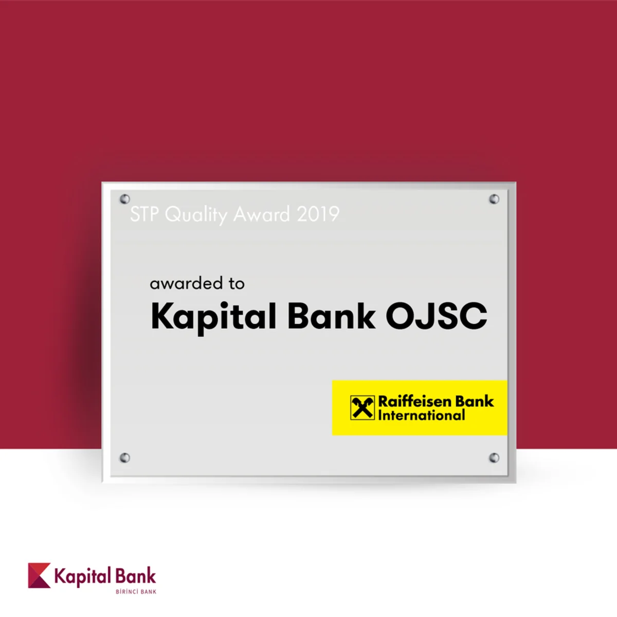 “Raiffeisen Bank International” “Kapital Bank”ı mükafatlandırıb