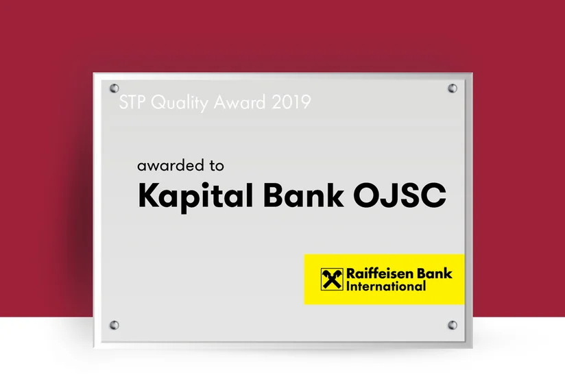 “Raiffeisen Bank International” “Kapital Bank”ı mükafatlandırıb