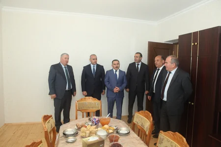 Qaxda Qarabağ müharibəsi əlillərinə fərdi yaşayış evləri verilib