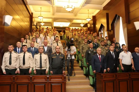 Hərbi Prokurorluqda qazilərlə görüş keçirilib