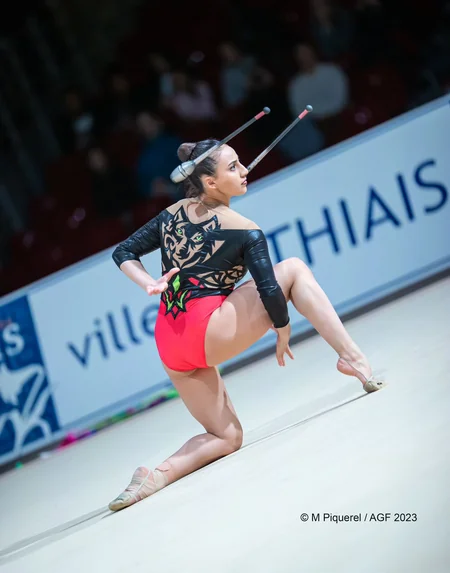 Azərbaycanın bədii gimnastı Fransadakı turnirdə daha üç medal qazanıb