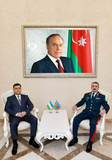 DSX rəisi azad edilən ərazilərdə sərhədlərin müdafiəsi üçün görülən işlər barədə Özbəkistanı məlumatlandırıb
