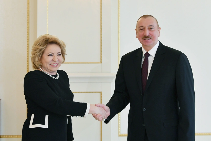 Валентина Матвиенко поздравила президента Азербайджана