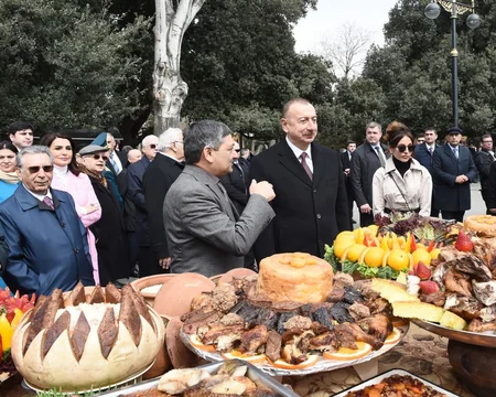 Prezident İlham Əliyev Novruz bayramı münasibətilə ümumxalq şənliyində iştirak edib - YENİLƏNİB