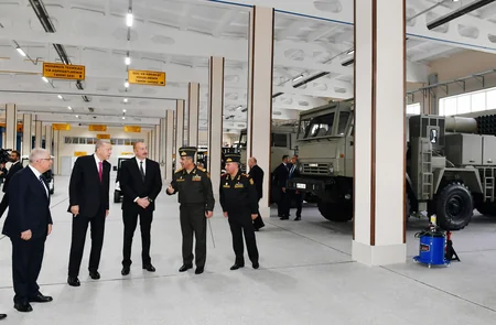 Turkish, Azerbaijani Presidents attend inauguration of Nakhchivan Restoration and Production Complex