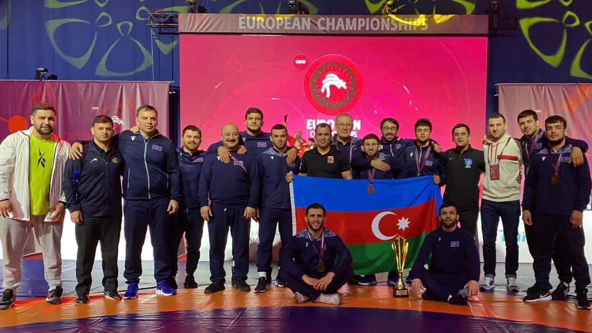 Azərbaycan yunan-Roma güləşçiləri medal sayında da Avropa çempionu olub