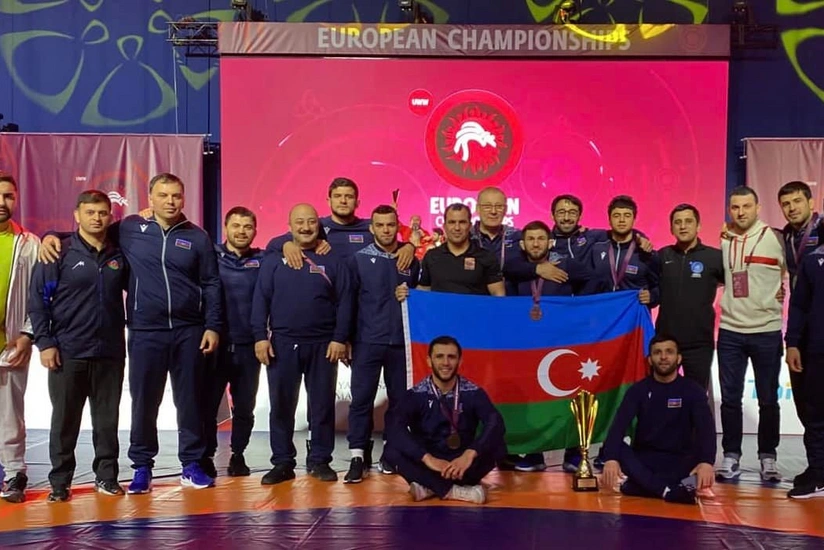 Azərbaycan yunan-Roma güləşçiləri medal sayında da Avropa çempionu olub