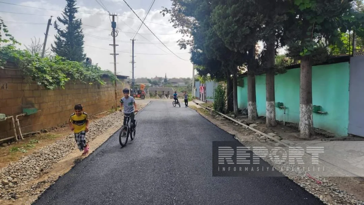 Cəlilabad şəhərinin 15 küçəsində asfaltlanma işləri aparılır