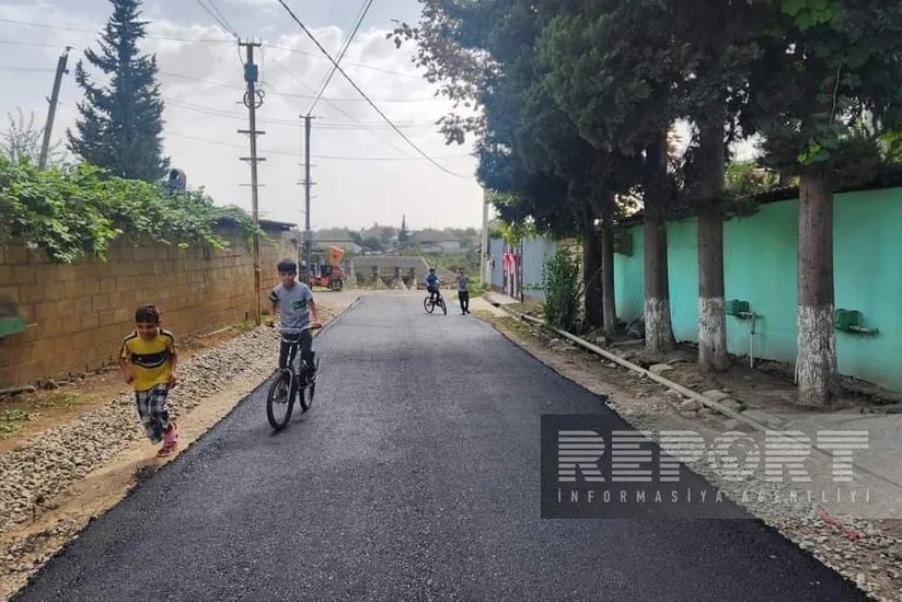 Cəlilabad şəhərinin 15 küçəsində asfaltlanma işləri aparılır