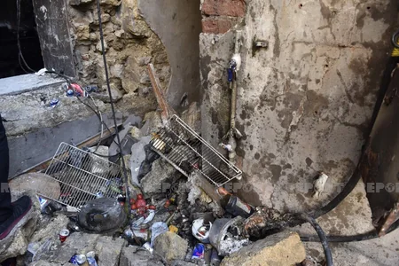 Gecə klubunda partlayışdan sonrakı vəziyyət