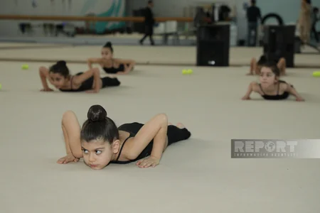 Naxçıvan və Zirə bədii gimnastları MGA-da təlim-məşq toplanışında iştirak edirlər