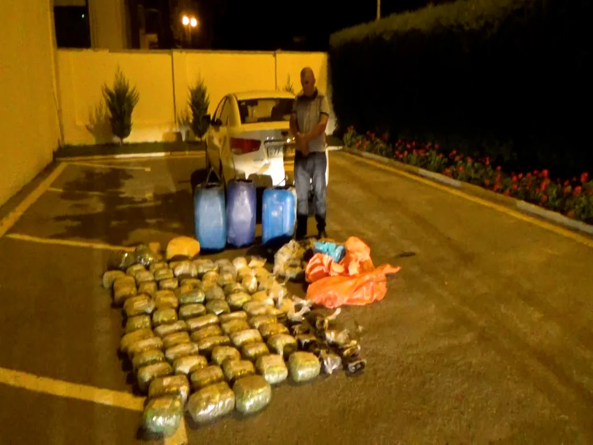 İrandan Azərbaycana 93 kiloqram narkotik gətirən daha bir nəfər saxlanılıb