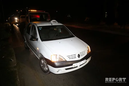Bakıda motosiklet taksi ilə toqquşub, xəsarət alan var - VİDEO