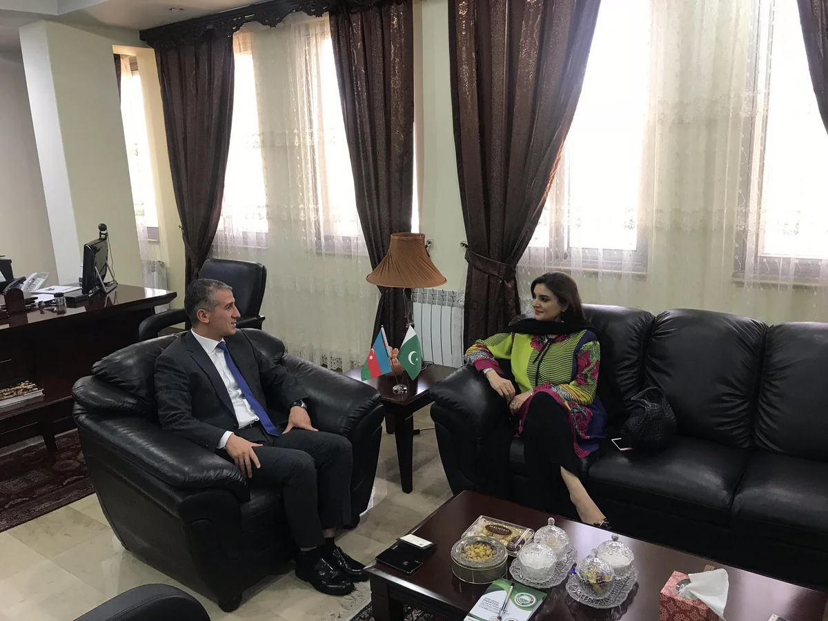 Azərbaycan səfiri Pakistanın yeni təyin olunan federal müvəkkili ilə göruşüb