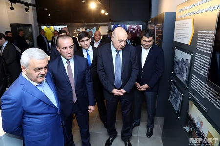 “Neftchi” football club museum and fan shop presented