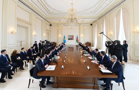 First meeting of Azerbaijan-Kazakhstan High Interstate Council kicks off