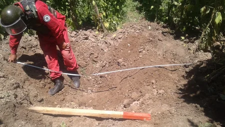 ANAMA Tovuzda 3 evin həyətini mərmilərdən təmizlədi