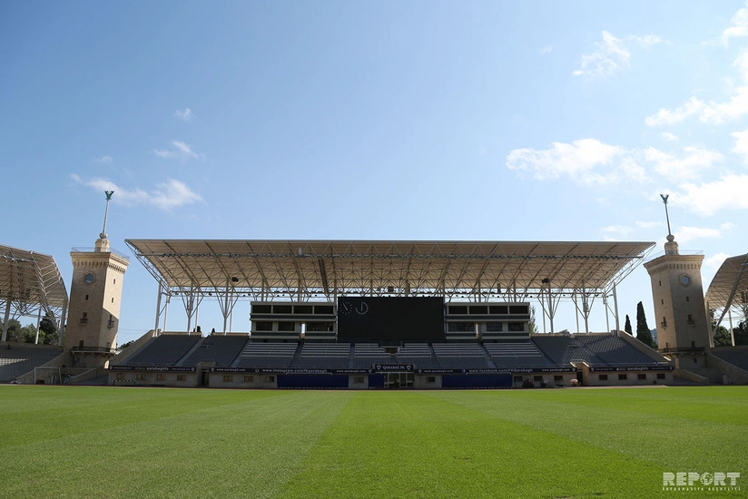 Травяное покрытие Республиканского стадиона имени Тофика Бахрамова обновляется - ФОТО