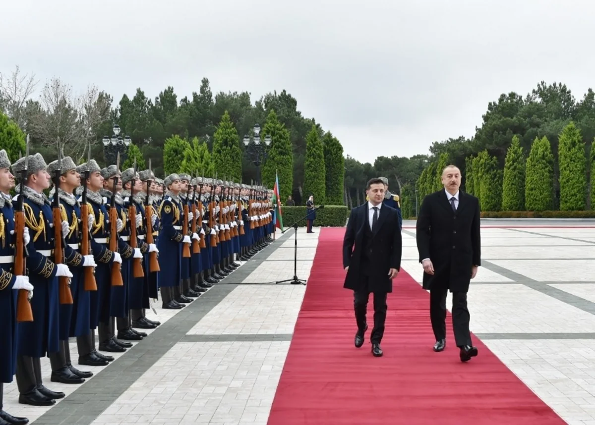 Official welcome ceremony held for President of Ukraine Volodymyr Zelensky