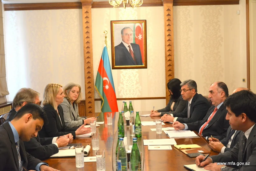Elmar Məmmədyarov ABŞ dövlət katibinin köməkçisinin müavinini qəbul edib