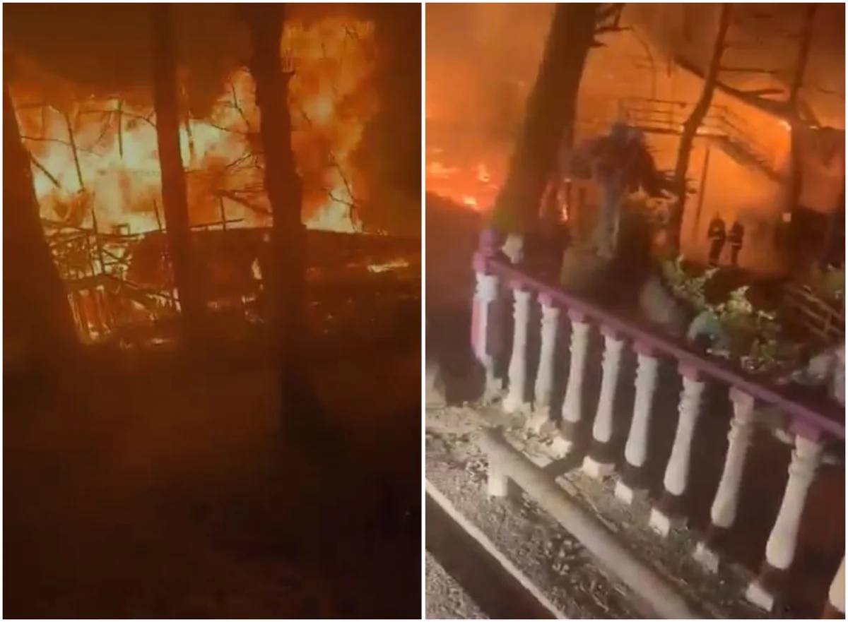 Lerikdə istirahət mərkəzində güclü yanğın olub - TƏFƏRRÜAT - YENİLƏNİB