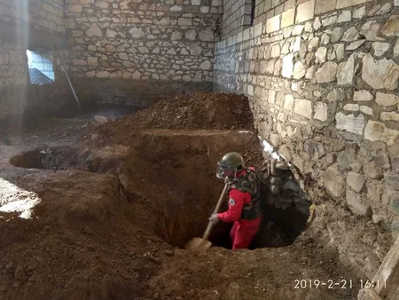 Tovuzda qrad raketinin partlamış qalıqları aşkar olunub - FOTO