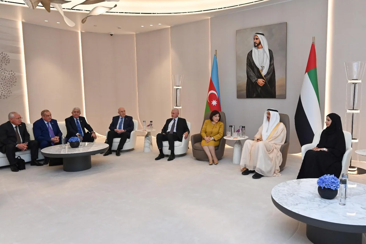 Sahibə Qafarova Birləşmiş Ərəb Əmirliklərində rəsmi səfərdədir