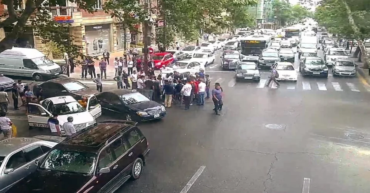 Bakıda yol qəzası baş verib