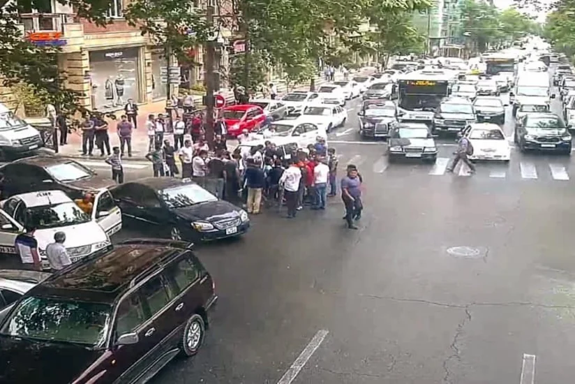 Bakıda yol qəzası baş verib