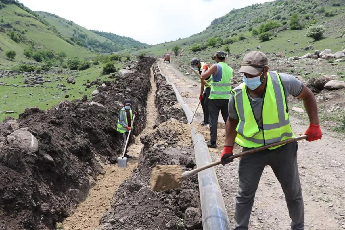 Gürcüstanda azərbaycanlıların yaşadığı 7 kəndə su çəkilir
