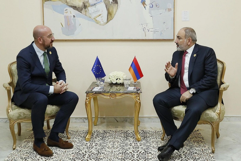 Nikol Paşinyan və Şarl Mişel Azərbaycan-Ermənistan normallaşma prosesini müzakirə edib