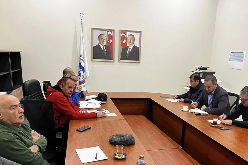 Azərbaycan Boks Federasiyasında milli komandaların məşqçiləri ilə görüş keçirilib