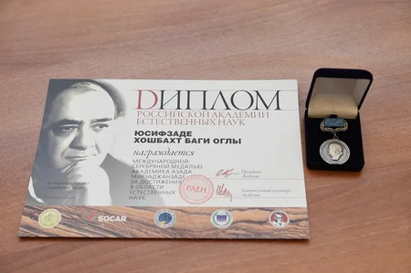 Xoşbəxt Yusifzadə “Akademik Azad Mirzəcanzadə beynəlxalq gümüş medalı” ilə təltif olunub