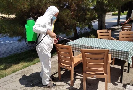Gəncədə növbəti genişmiqyaslı dezinfeksiya işləri aparılıb