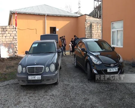 Kürdəmirdə şəhid ailələri Türkiyə üçün yardım toplayıblar