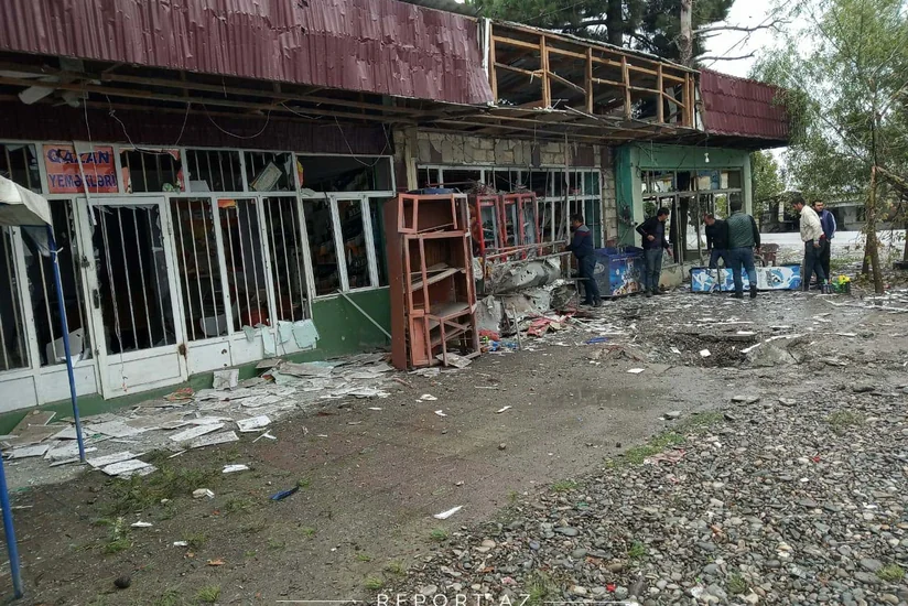 Ermənistanın atəşləri nəticəsində Azərbaycandakı mülki obyektlərdə yanğınlar baş verib