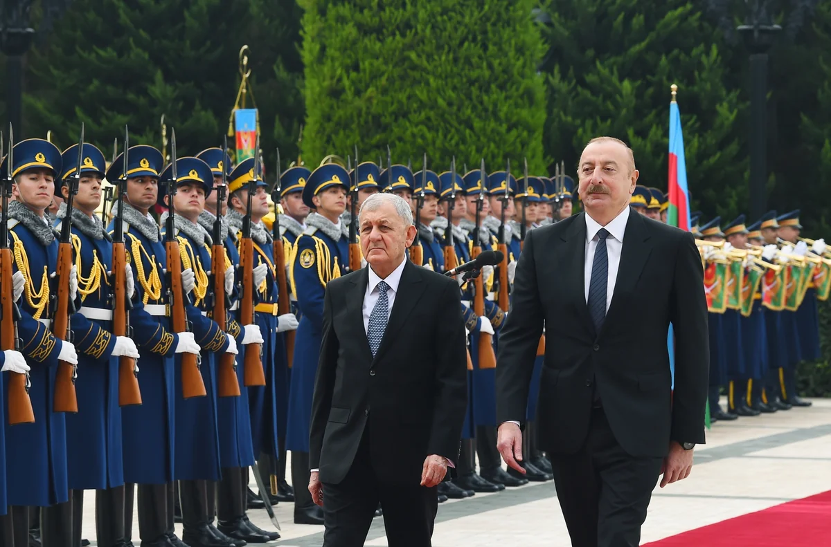 Official welcome ceremony held for President of Iraq