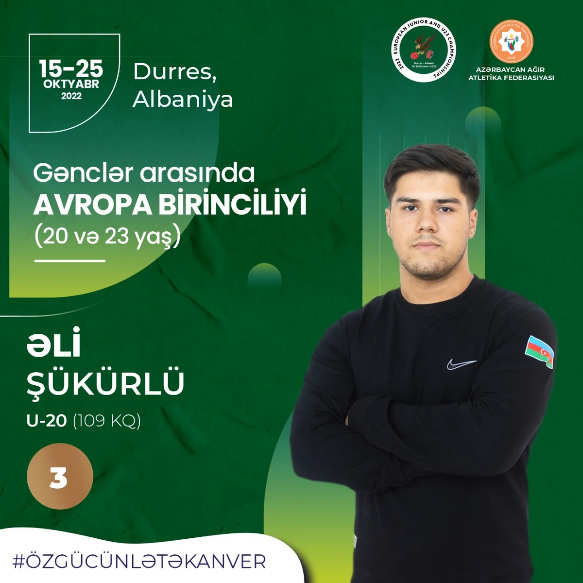 Azərbaycan ağırlıqqaldıranları Avropa çempionatını 9 medalla başa vurublar